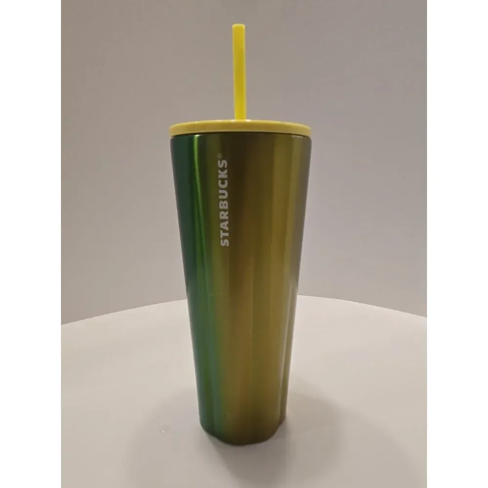 Starbucks yellow green